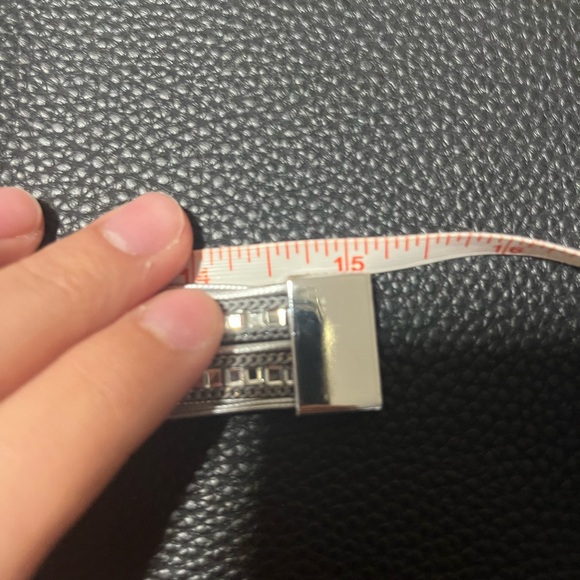 silver multi layer bracelet - Picture 2 of 8